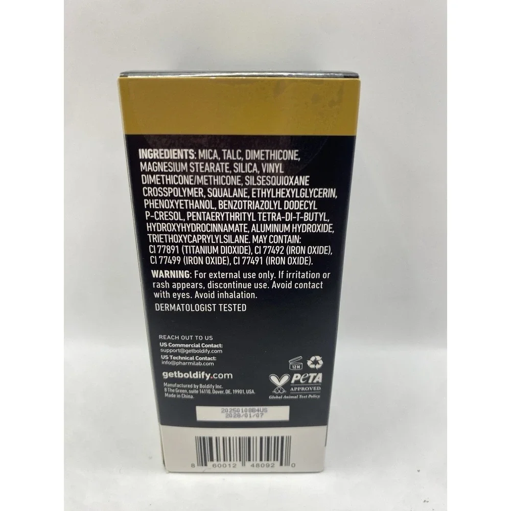 Boldify Hairline Powder Light Blonde Root Touch Up Gray Cover 0.14 oz 4g New
